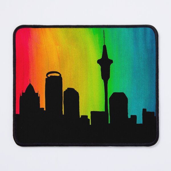 Item preview, Auckland Skyline - Pride Rainbow designed and sold by LeighsDesigns.