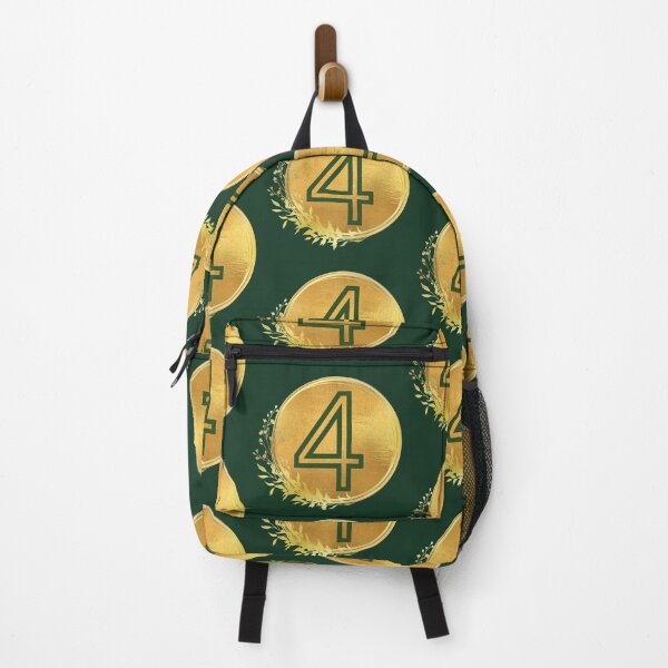 Item preview, Number 4 green in gold circle leaf designed and sold by Benchamart.