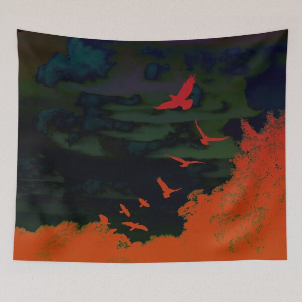 Item preview, Birds over Swaffham Prior designed and sold by TinaJostDesigns.