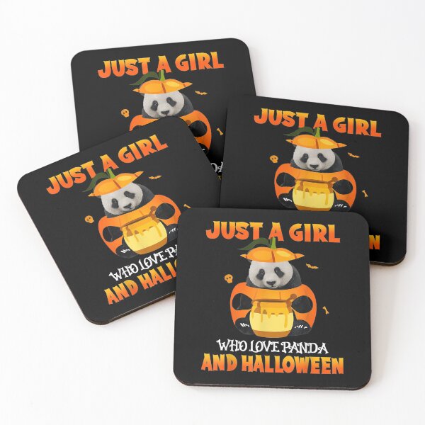 Item preview, Just A Girl Who Love Panda And Halloween  designed and sold by FelixRiojas.