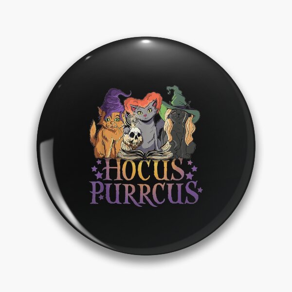 Artikelvorschau, Hocus Purrcus Halloween Witch Cats Funny Parody entworfen und verkauft von Melle123234.