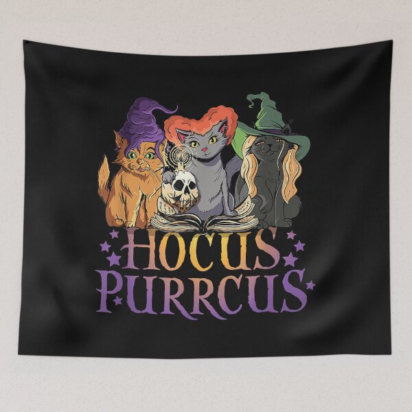 Item preview, Hocus Purrcus Halloween Witch Cats Funny Parody designed and sold by Melle123234.
