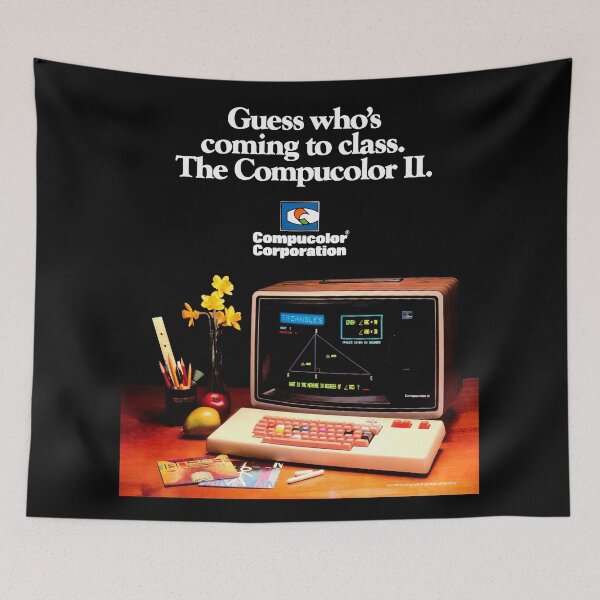 Item preview, COMPUCOLOR II - 70s COMPUTER ADVERT designed and sold by ThrowbackAds.