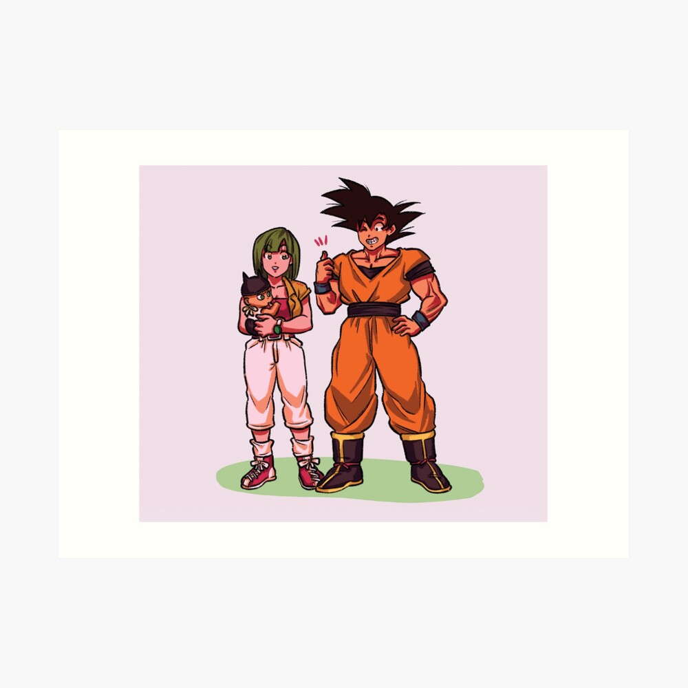 Mama Bulma and Goku 