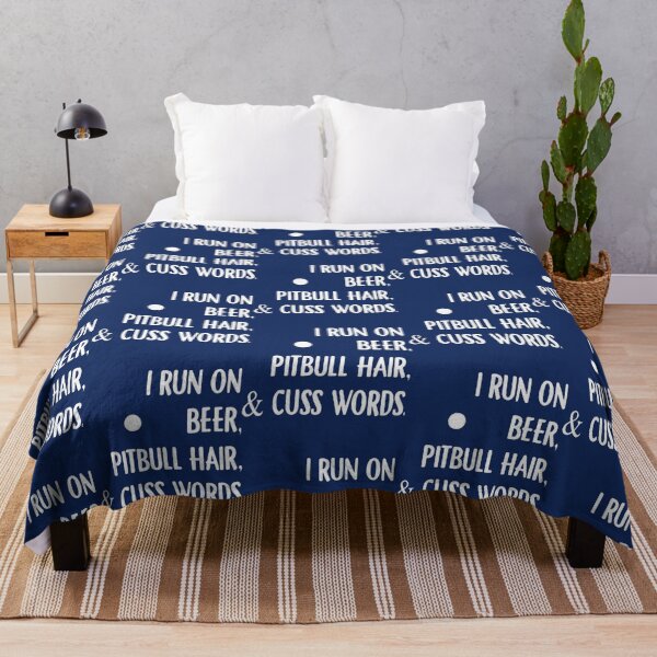 Item preview, i run on beer pitbull hair and cuss words pitbull beer designed and sold by onkeyMonkey.