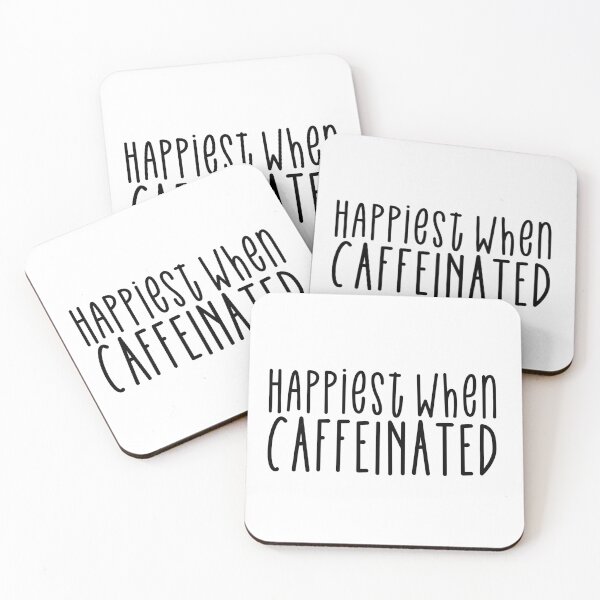 Item preview, Happiest When Caffeinated designed and sold by miraipa.