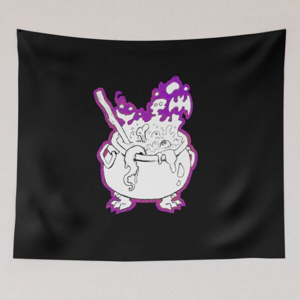 Item preview, Halloween Cauldron B&W designed and sold by RHokeArt.