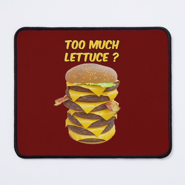 Item preview, Too much Lettuce on my large Hamburger designed and sold by bradm50.