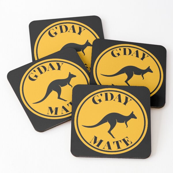 Item preview, GDay Mate Kangaroo Circle - Aussie Animal designed and sold by CaitU.