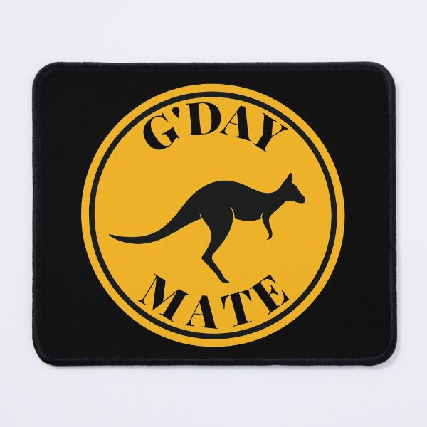 Item preview, GDay Mate Kangaroo Circle - Aussie Animal designed and sold by CaitU.