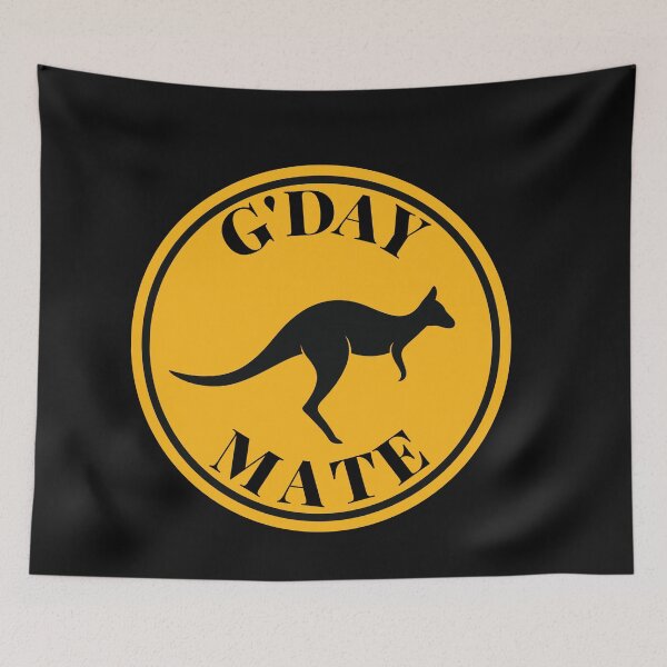 Item preview, GDay Mate Kangaroo Circle - Aussie Animal designed and sold by CaitU.