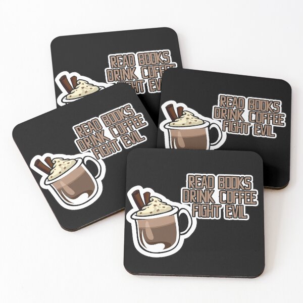 Item preview, Read Books Drink Coffee Fight Evil designed and sold by NuarzDesign.