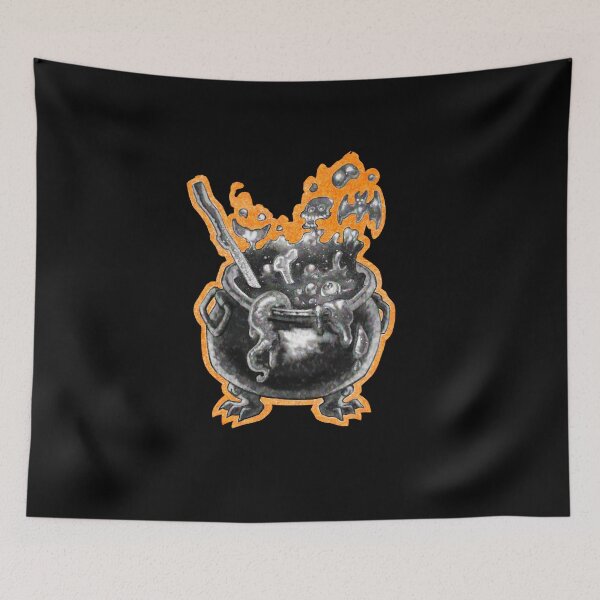 Item preview, Halloween Cauldron Grey designed and sold by RHokeArt.