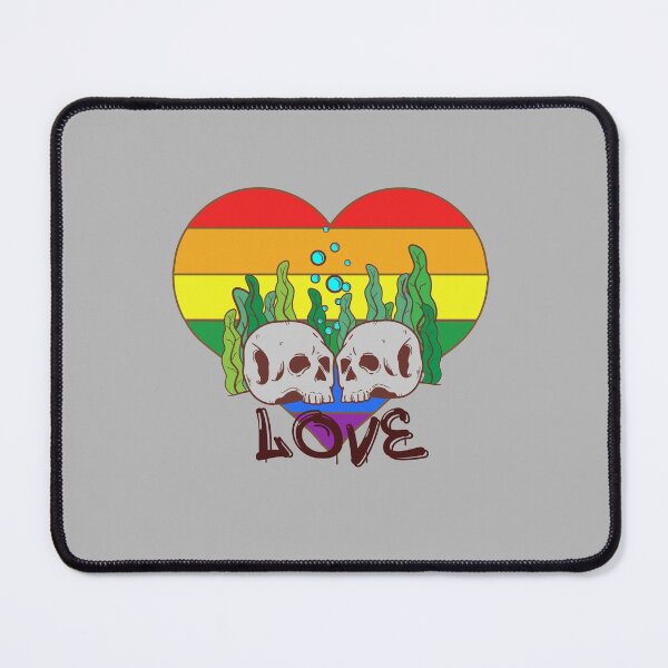 Item preview, LGBT Love Halloween Skull Tattoo designed and sold by PodiShawna.