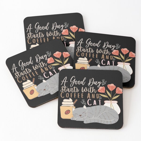 Item preview, A Good Day Starts With Coffee And Cat designed and sold by Anupol.