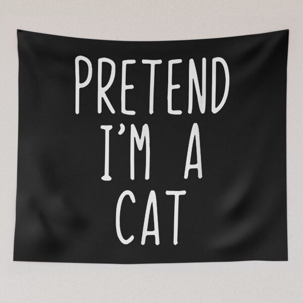 Item preview, Pretend I'm A Cat Costume Halloween Lazy Easy Christmas designed and sold by Melle123234.