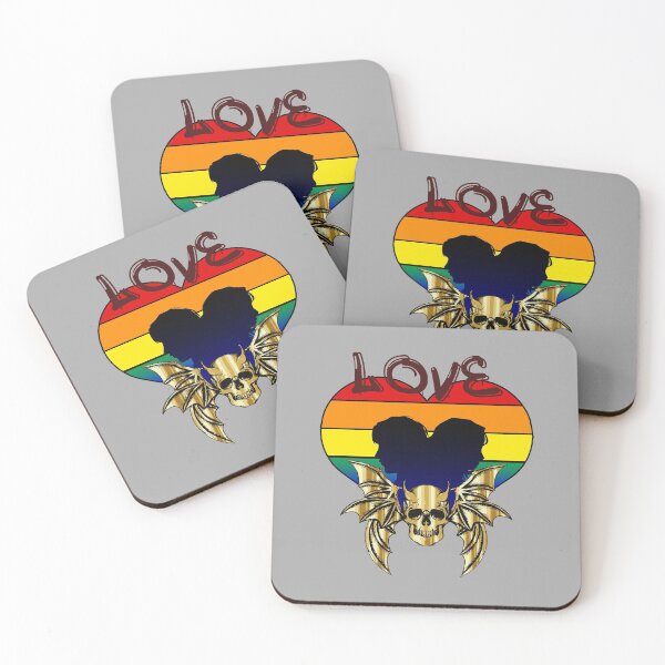 Item preview, LGBT Love Halloween Skull  designed and sold by PodiShawna.