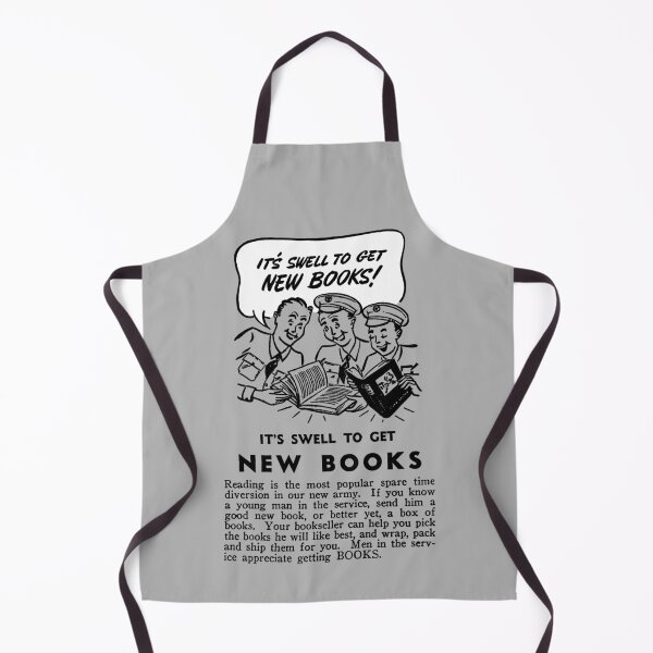 Item preview, IT'S SWELL TO GET NEW BOOKS! designed and sold by ThrowbackAds.