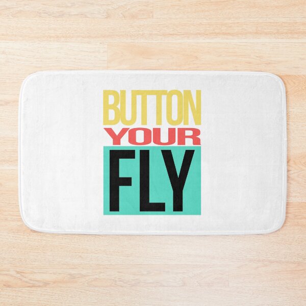 Item preview, BUTTON YOUR FLY - Retro '90s Nostalgia T-Shirt - Vintage Throwback Logo designed and sold by snowflakedesign.