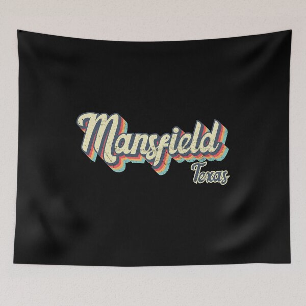 Item preview, Mansfield City Texas Retro Vintage 70s rainbow designed and sold by Teelogic.