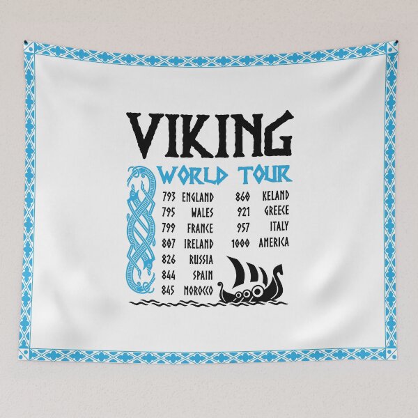 Item preview, Vikings World Tour Viking World Tour Vikings designed and sold by Dog-T-Shirts.