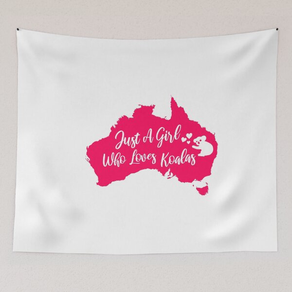 Item preview, Just A Girl Who Loves Koalas designed and sold by ProArtzilla.