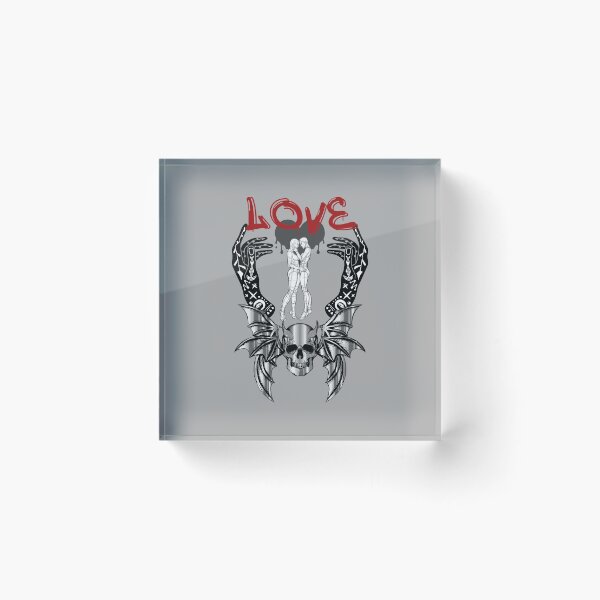 Item preview, LGBT Love Halloween Skull  designed and sold by PodiShawna.