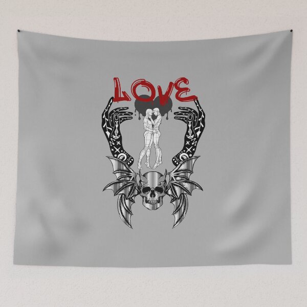 Item preview, LGBT Love Halloween Skull  designed and sold by PodiShawna.