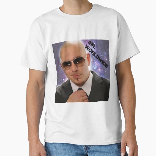 mr worldwide live. laugh. love. Classic T-Shirt