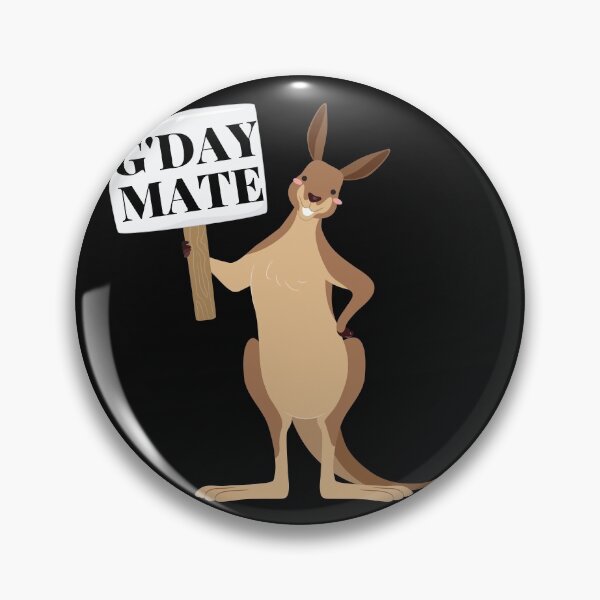 Item preview, GDay Mate Kangaroo - Aussie Animal designed and sold by CaitU.