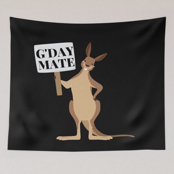 Item preview, GDay Mate Kangaroo - Aussie Animal designed and sold by CaitU.