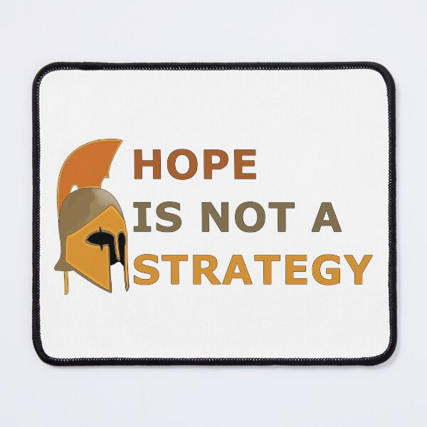 Item preview, Hope is not a Strategy -v3 Truth Power Responsibility Fight Revolution Battle Victory Action designed and sold by DOM-Shop.