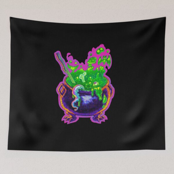 Item preview, Halloween Cauldron Green designed and sold by RHokeArt.