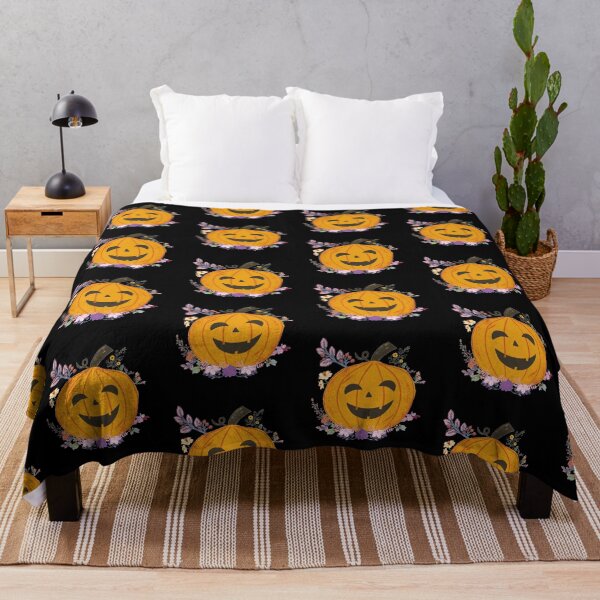 Item preview, Pumpkin Flowers Halloween designed and sold by SYNTASTIC.
