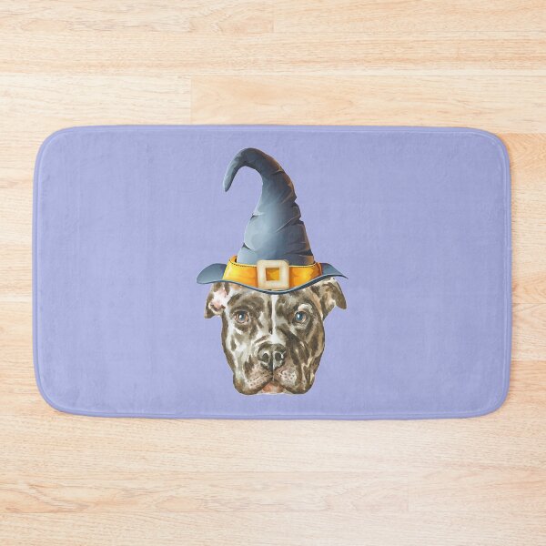 Item preview, Pitbull Dog with a witch hat  designed and sold by onkeyMonkey.