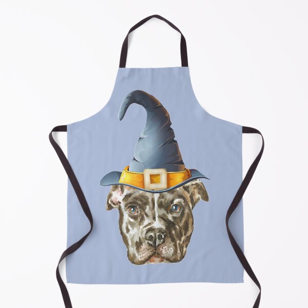 Item preview, Pitbull Dog with a witch hat designed and sold by onkeyMonkey.