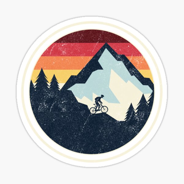 Mountain bike Sticker