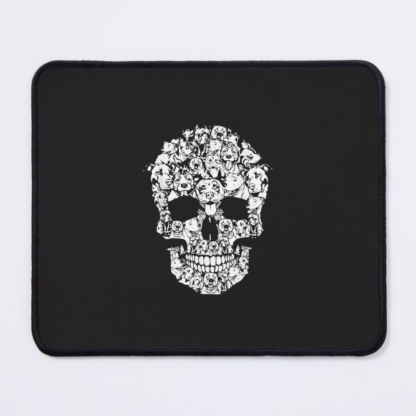 Item preview, Pitbull Dog Halloween Skull designed and sold by onkeyMonkey.