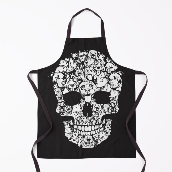 Item preview, Pitbull Dog Halloween Skull designed and sold by onkeyMonkey.