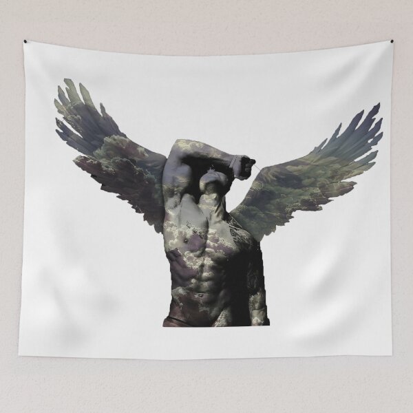 Item preview, Zyzz official art Aziz Shavershian angel designed and sold by daviide.