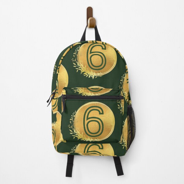 Item preview, Number 6 green in gold circle leaf designed and sold by Benchamart.