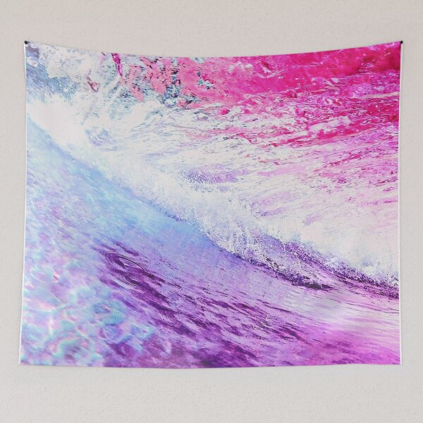 Item preview, Abstract Pink, Blue, and Purple Crashing Wave designed and sold by VioletWinters.