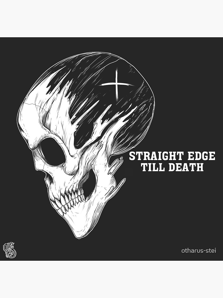 "Straight Edge Till Death" Poster for Sale by otharusstei Redbubble
