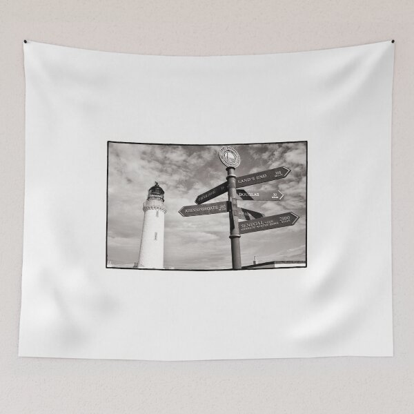 Item preview, Distance signs near the lighthouse - Mull of Galloway, Scotland designed and sold by Richard Flint.