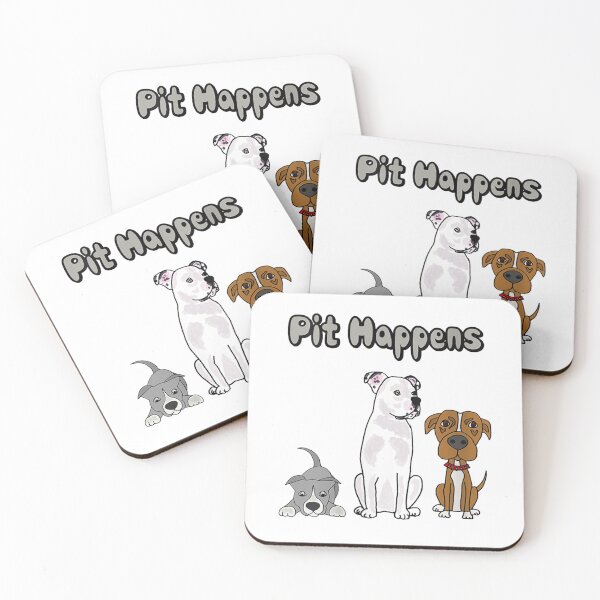 Item preview, Smileteespets Funny Pit Happens Pitbull Puppy Dog Pun  designed and sold by onkeyMonkey.