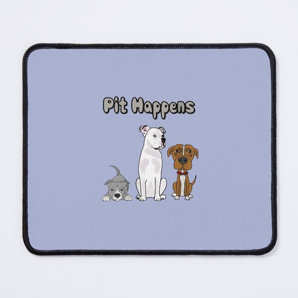 Item preview, Smileteespets Funny Pit Happens Pitbull Puppy Dog Pun designed and sold by onkeyMonkey.
