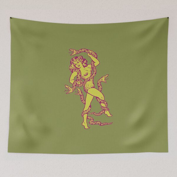 Item preview, Vintage Side Show Illustration of Snake Woman designed and sold by Scott Banks.