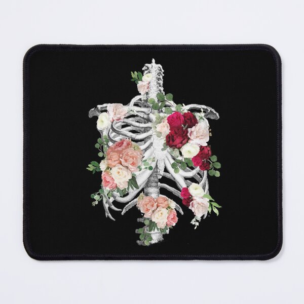 Item preview, Anatomy, ribcage, rib cage,roses bloom spring designed and sold by Collagedream.
