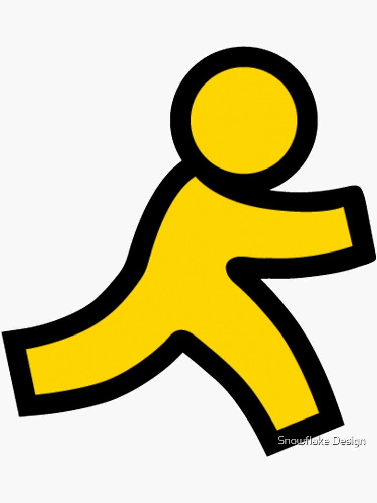 aim logoステッカー