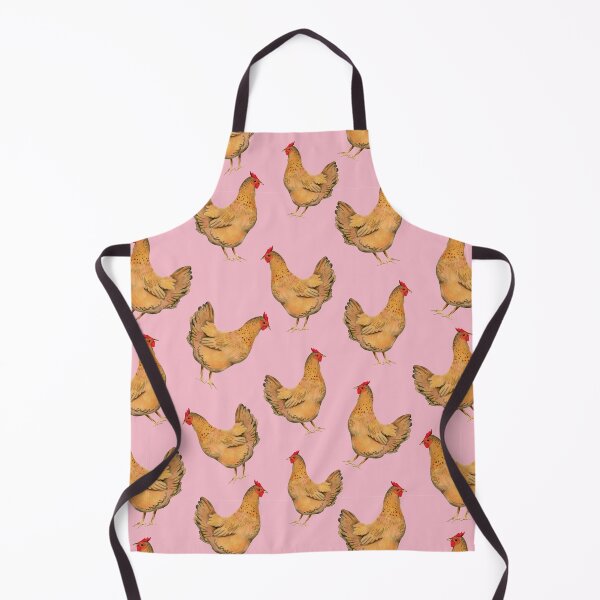 Item preview, Beige Hen pattern on pink designed and sold by AnjeseAnna.